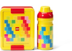 Brick Pattern Lunch Set
