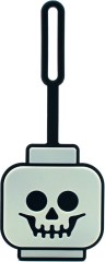 Skeleton Head Glow In The Dark Bag Tag