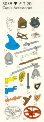 <h1>Castle Accessories</h1><div class='tags floatleft'><a href='/sets/5059-1/Castle-Accessories'>5059-1</a> <a href='/sets/theme-Service-Packs'>Service Packs</a> <a class='subtheme' href='/sets/subtheme-Castle'>Castle</a> <a class='year' href='/sets/theme-Service-Packs/year-1993'>1993</a> </div><div class='floatright'>©1993 LEGO Group</div>