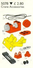 <h1>Crane Accessories (Container Crane Set)</h1><div class='tags floatleft'><a href='/sets/5078-1/Crane-Accessories-(Container-Crane-Set)'>5078-1</a> <a href='/sets/theme-Service-Packs'>Service Packs</a> <a class='year' href='/sets/theme-Service-Packs/year-1993'>1993</a> </div><div class='floatright'>©1993 LEGO Group</div>