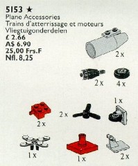 <h1>Plane Accessories</h1><div class='tags floatleft'><a href='/sets/5153-1/Plane-Accessories'>5153-1</a> <a href='/sets/theme-Service-Packs'>Service Packs</a> <a class='subtheme' href='/sets/subtheme-Town'>Town</a> <a class='year' href='/sets/theme-Service-Packs/year-1991'>1991</a> </div><div class='floatright'>©1991 LEGO Group</div>