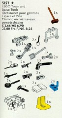<h1>Town and Space Tools</h1><div class='tags floatleft'><a href='/sets/5157-1/Town-and-Space-Tools'>5157-1</a> <a href='/sets/theme-Service-Packs'>Service Packs</a> <a class='year' href='/sets/theme-Service-Packs/year-1991'>1991</a> </div><div class='floatright'>©1991 LEGO Group</div>
