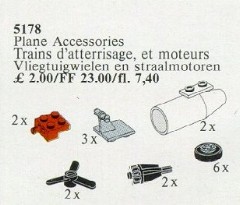 <h1>Plane Accessories</h1><div class='tags floatleft'><a href='/sets/5178-1/Plane-Accessories'>5178-1</a> <a href='/sets/theme-Service-Packs'>Service Packs</a> <a class='subtheme' href='/sets/subtheme-Town'>Town</a> <a class='year' href='/sets/theme-Service-Packs/year-1987'>1987</a> </div><div class='floatright'>©1987 LEGO Group</div>