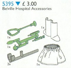 <h1>Belville Hospital Accessories</h1><div class='tags floatleft'><a href='/sets/5395-1/Belville-Hospital-Accessories'>5395-1</a> <a href='/sets/theme-Service-Packs'>Service Packs</a> <a class='subtheme' href='/sets/subtheme-Belville'>Belville</a> <a class='year' href='/sets/theme-Service-Packs/year-1996'>1996</a> </div><div class='floatright'>©1996 LEGO Group</div>