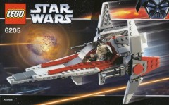 <h1>V-wing Fighter</h1><div class='tags floatleft'><a href='/sets/6205-1/V-wing-Fighter'>6205-1</a> <a href='/sets/theme-Star-Wars'>Star Wars</a> <a class='subtheme' href='/sets/subtheme-Episode-III'>Episode III</a> <a class='year' href='/sets/theme-Star-Wars/year-2006'>2006</a> </div><div class='floatright'>©2006 LEGO Group</div>