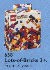 <h1>Lots of Extra Basic Bricks, 3+</h1><div class='tags floatleft'><a href='/sets/638-1/Lots-of-Extra-Basic-Bricks-3'>638-1</a> <a href='/sets/theme-Basic'>Basic</a> <a class='subtheme' href='/sets/subtheme-Supplementaries'>Supplementaries</a> <a class='year' href='/sets/theme-Basic/year-1996'>1996</a> </div><div class='floatright'>©1996 LEGO Group</div>