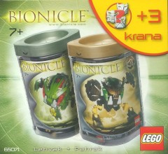 <h1>Bionicle Dual Pack: Lehvak & Pahrak</h1><div class='tags floatleft'><a href='/sets/65071-1/Bionicle-Dual-Pack-Lehvak-Pahrak'>65071-1</a> <a href='/sets/theme-Bionicle'>Bionicle</a> <a class='subtheme' href='/sets/subtheme-Product-Collection'>Product Collection</a> <a class='year' href='/sets/theme-Bionicle/year-2002'>2002</a> </div><div class='floatright'>©2002 LEGO Group</div>