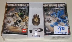 <h1>Bionicle twin-pack with gold mask</h1><div class='tags floatleft'><a href='/sets/65297-1/Bionicle-twin-pack-with-gold-mask'>65297-1</a> <a href='/sets/theme-Bionicle'>Bionicle</a> <a class='subtheme' href='/sets/subtheme-Product-Collection'>Product Collection</a> <a class='year' href='/sets/theme-Bionicle/year-2003'>2003</a> </div><div class='floatright'>©2003 LEGO Group</div>