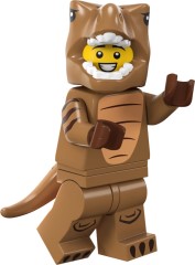 <h1>T-Rex Costume Fan</h1><div class='tags floatleft'><a href='/sets/71037-6/T-Rex-Costume-Fan'>71037-6</a> <a href='/sets/theme-Collectable-Minifigures'>Collectable Minifigures</a> <a class='subtheme' href='/sets/subtheme-Series-24'>Series 24</a> <a class='year' href='/sets/theme-Collectable-Minifigures/year-2023'>2023</a> </div><div class='floatright'>©2023 LEGO Group</div>