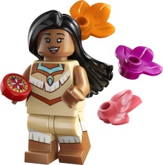 <h1>Pocahontas</h1><div class='tags floatleft'><a href='/sets/71038-12/Pocahontas'>71038-12</a> <a href='/sets/theme-Collectable-Minifigures'>Collectable Minifigures</a> <a class='subtheme' href='/sets/subtheme-Disney-100-Series'>Disney 100 Series</a> <a class='year' href='/sets/theme-Collectable-Minifigures/year-2023'>2023</a> </div><div class='floatright'>©2023 LEGO Group</div>