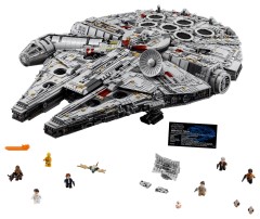 How many pieces is 2025 the millennium falcon lego