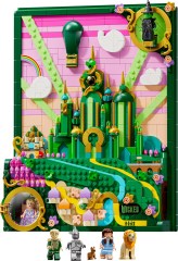 <h1>Emerald City Wall Art</h1><div class='tags floatleft'><a href='/sets/75685-1/Emerald-City-Wall-Art'>75685-1</a> <a href='/sets/theme-Wicked'>Wicked</a> <a class='subtheme' href='/sets/subtheme-Miscellaneous'>Miscellaneous</a> <a class='year' href='/sets/theme-Wicked/year-2025'>2025</a> </div><div class='floatright'>©2025 LEGO Group</div>