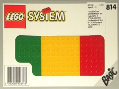 <h1>Baseplates, Green, Red and Yellow</h1><div class='tags floatleft'><a href='/sets/814-1/Baseplates-Green-Red-and-Yellow'>814-1</a> <a href='/sets/theme-Basic'>Basic</a> <a class='subtheme' href='/sets/subtheme-Supplementaries'>Supplementaries</a> <a class='year' href='/sets/theme-Basic/year-1986'>1986</a> </div><div class='floatright'>©1986 LEGO Group</div>