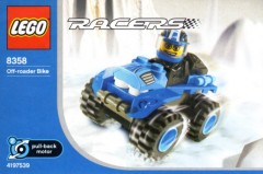<h1>Off-Roader</h1><div class='tags floatleft'><a href='/sets/8358-1/Off-Roader'>8358-1</a> <a href='/sets/theme-Racers'>Racers</a> <a class='subtheme' href='/sets/subtheme-Drome-Racers'>Drome Racers</a> <a class='year' href='/sets/theme-Racers/year-2003'>2003</a> </div><div class='floatright'>©2003 LEGO Group</div>
