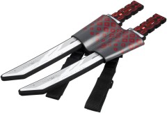 <h1>Kai Katanas with Sheath</h1><div class='tags floatleft'><a href='/sets/853749-1/Kai-Katanas-with-Sheath'>853749-1</a> <a href='/sets/theme-Gear'>Gear</a> <a class='subtheme' href='/sets/subtheme-Role-Play-Toys'>Role-Play Toys</a> <a class='year' href='/sets/theme-Gear/year-2018'>2018</a> </div><div class='floatright'>©2018 LEGO Group</div>