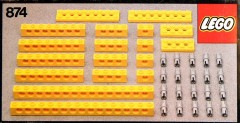 Random set of the day: Yellow Beams with Connector Pegs