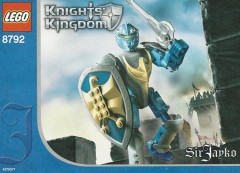 <h1>Sir Jayko</h1><div class='tags floatleft'><a href='/sets/8792-1/Sir-Jayko'>8792-1</a> <a href='/sets/theme-Castle'>Castle</a> <a class='subtheme' href='/sets/subtheme-Knights-Kingdom-II'>Knights' Kingdom II</a> <a class='year' href='/sets/theme-Castle/year-2005'>2005</a> </div><div class='floatright'>©2005 LEGO Group</div>