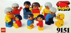 <h1>Duplo family</h1><div class='tags floatleft'><a href='/sets/9151-1/Duplo-family'>9151-1</a> <a href='/sets/theme-Dacta'>Dacta</a> <a class='subtheme' href='/sets/subtheme-Duplo'>Duplo</a> <a class='year' href='/sets/theme-Dacta/year-1986'>1986</a> </div><div class='floatright'>©1986 LEGO Group</div>