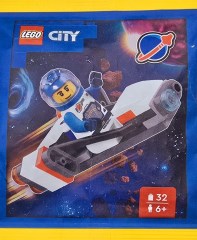 Astronaut with Space Hoverbike