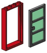 <h1>1x4x6 Red Door and Frames, Transparent Green Panes</h1><div class='tags floatleft'><a href='/sets/B003-1/1x4x6-Red-Door-and-Frames-Transparent-Green-Panes'>B003-1</a> <a href='/sets/theme-Bulk-Bricks'>Bulk Bricks</a> <a class='year' href='/sets/theme-Bulk-Bricks/year-2000'>2000</a> </div><div class='floatright'>©2000 LEGO Group</div>