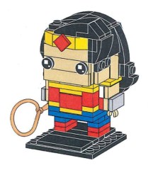 wonder woman brickheadz instructions lego brickset sets boba nycc han fett carbonite exclusive bricker