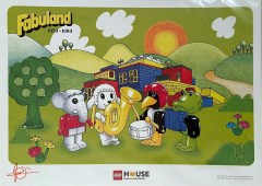 Fabuland Eerbetoon Kunstprint