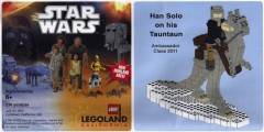 <h1>Han Solo on his Tauntaun</h1><div class='tags floatleft'><a href='/sets/LLCA53-1/Han-Solo-on-his-Tauntaun'>LLCA53-1</a> <a href='/sets/theme-Promotional'>Promotional</a> <a class='subtheme' href='/sets/subtheme-LEGOLAND'>LEGOLAND</a> <a class='year' href='/sets/theme-Promotional/year-2011'>2011</a> </div><div class='floatright'>©2011 LEGO Group</div>