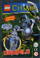 <h1>Grumlo</h1><div class='tags floatleft'><a href='/sets/391114-1/Grumlo'>391114-1</a> <a href='/sets/theme-Legends-of-Chima'>Legends of Chima</a> <a class='subtheme' href='/sets/subtheme-Magazine-gift'>Magazine gift</a> <a class='year' href='/sets/theme-Legends-of-Chima/year-2013'>2013</a> </div><div class='floatright'>©2013 LEGO Group</div>
