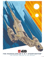 Poster van de N-1 Starfighter uit The Mandalorian