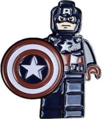 <h1>Captain America pin</h1><div class='tags floatleft'><a href='/sets/SDCC2023-4/Captain-America-pin'>SDCC2023-4</a> <a href='/sets/theme-Gear'>Gear</a> <a class='subtheme' href='/sets/subtheme-Pins'>Pins</a> <a class='year' href='/sets/theme-Gear/year-2023'>2023</a> </div><div class='floatright'>©2023 LEGO Group</div>